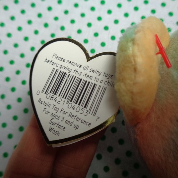 TY Peace Bear 1996 DOB - Picture 8 of 16